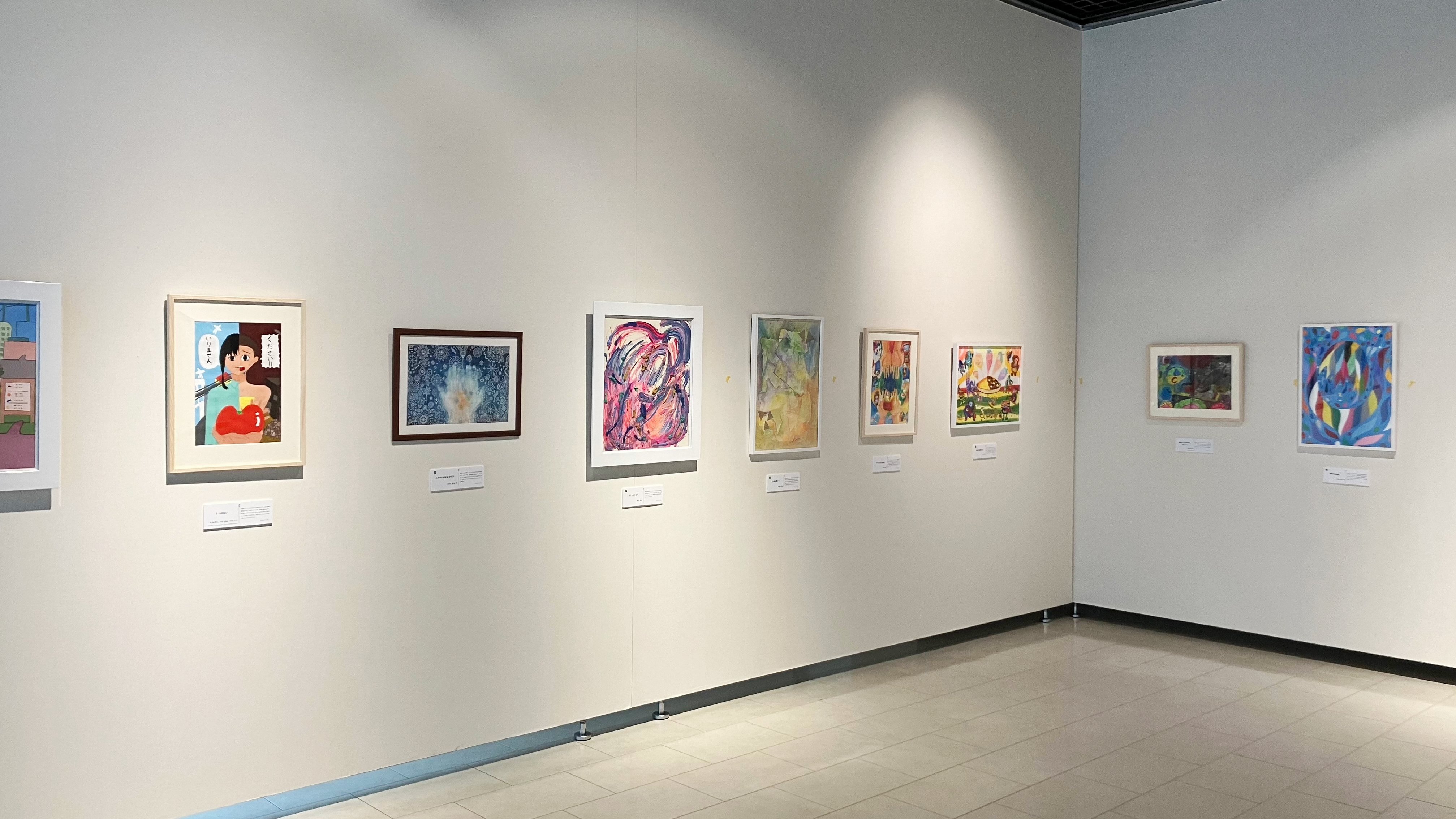 前回のアート展開催風景